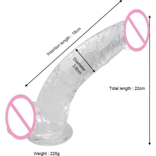 Soft Huge Dildo Realistic Anal Dildo Penis Suction Cup Male Dick Female Masturbation Erotic Toys for Adult Sex Toys for Woman