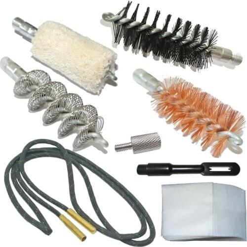 Green World 56pcs/lot 12ga 16ga 20ga 410ga Shotgun Cleaning Kit ,Clean Gun Tool Set
