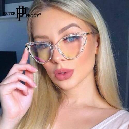 Retro Glasses Women Optics Fashion Leopard Black Vintage Classic Glasses Men Frames Prescription Myopia Eyeglasses Frames