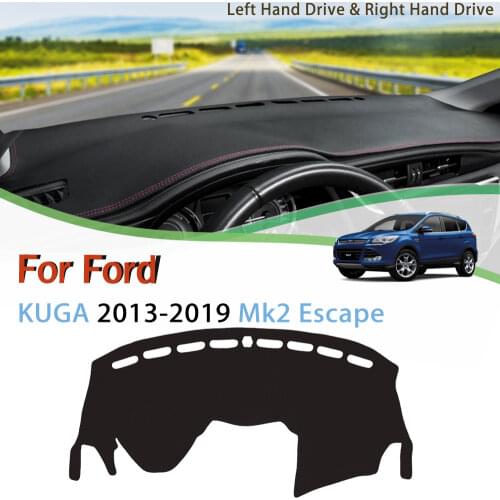 Anti-Slip Mat For Ford KUGA 2013-2019 Mk2 Escape Dashboard Cover Pad Sunshade Dashmat Protect Carpet Anti-UV Accessories