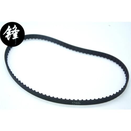 Rubber timing belt trapezoidal tooth 174XL timing belt transmission belt toothed belt conveyor belt perimeter 442MM 87 tooth