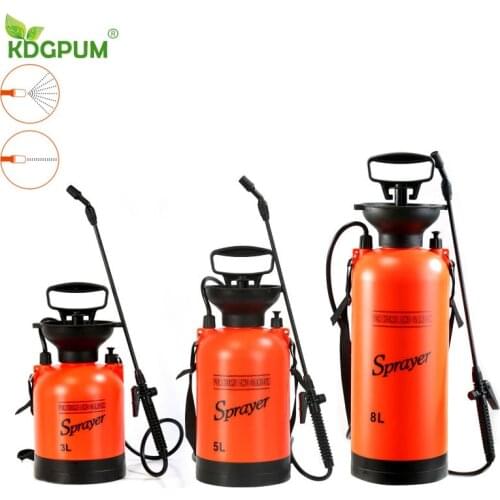 3/5/8L Pressure Sprayer Air Compression Pump Hand Pressure Sprayers Agricultural Gardening Watering Plant Lawn Spray Bottle