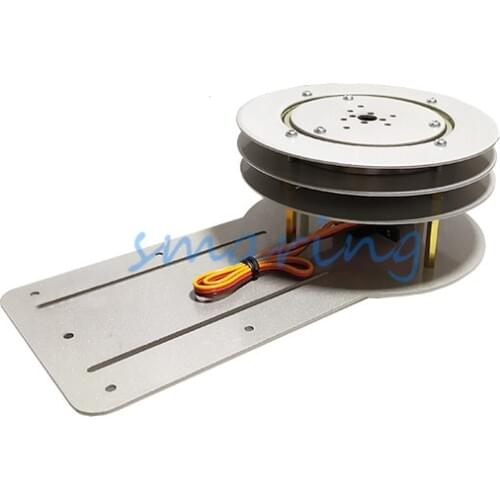 1set 180/270 Degree 1-DOF Robot Base Servo PTZ Camera Photography Turntable Chassis Mount Kit