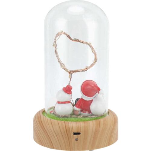 Night Light USB Night Light Santa Claus Deocr USB Power Connector for Corridors Bathrooms Bedrooms Kitchens