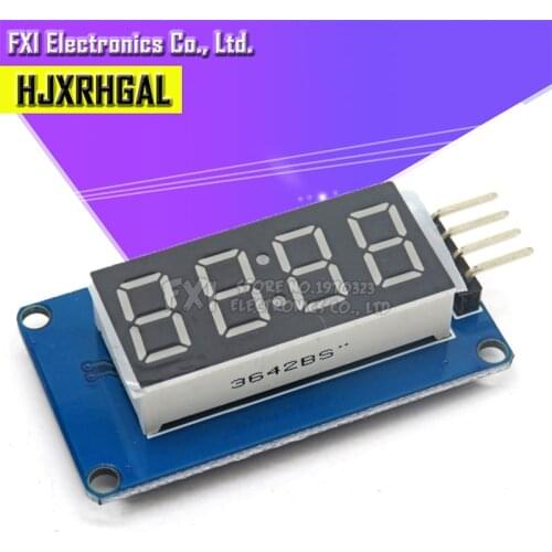 TM1637 LED Display Module For Arduino 7 Segment 4 Bits 0.36 Inch Clock RED Anode Digital Tube Four Serial Driver Board Pack