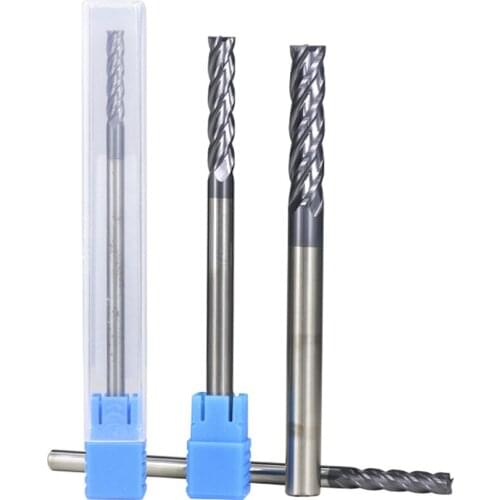 Carbide end mill cutter bit 4/5/6 / 8mm end milling cutter cnc engraving tools 4 flute slot cutter router bit