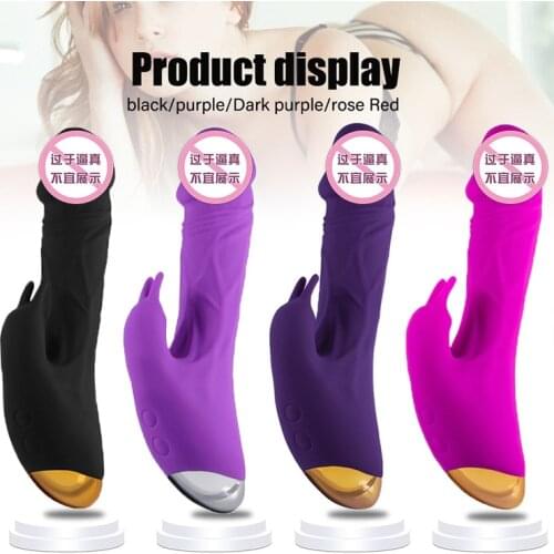 Explosive Female Vibrator Simulation Penis Massage Stick Fun Silicone Masturbator Adult Sex Products