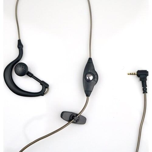 Y head 2.5mm PTT Mic Earpiece Walkie Talkie Headset Microphone Two Way Radio Earphone Radio MINI Walkie Talkie Headphone