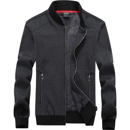 8XL Men Workout Jacket Winter Windproof Zip-up Sweatshirt Running Jogger sport jacket Coat Outers Sportswear Plus Size