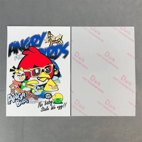 A4 1000pcs & A3 500 pcs Dark Cotton T shrit Transfer sheets for wholesale