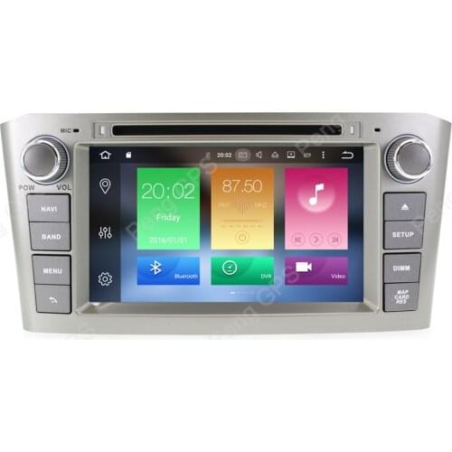 Android 10.0/9.0 Car Radio for Toyota Avensis 2002-2008 Built-in DSP GPS Navigation CD DVD Player 4G+64G PX6 WIFI Headunit