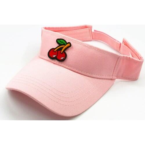 2020 new style Cherry fruit embroidery Visors Baseball Cap Adjustable Snapback cap for men and women 180