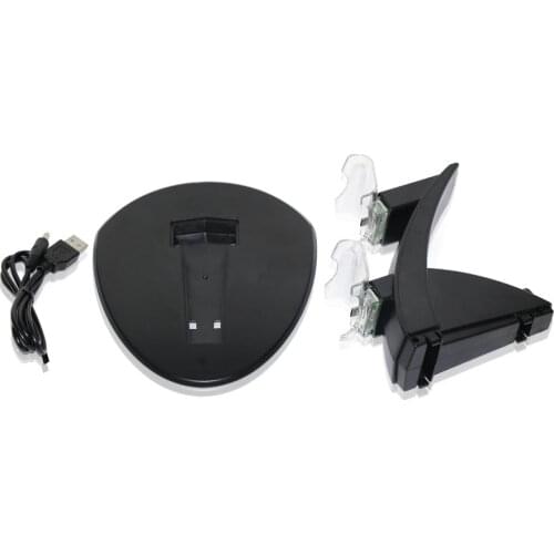 Black FOR PS4 Dual USB Charging Dock Stand Support Holder Charger for Playstation 4 Game Wireless Controller