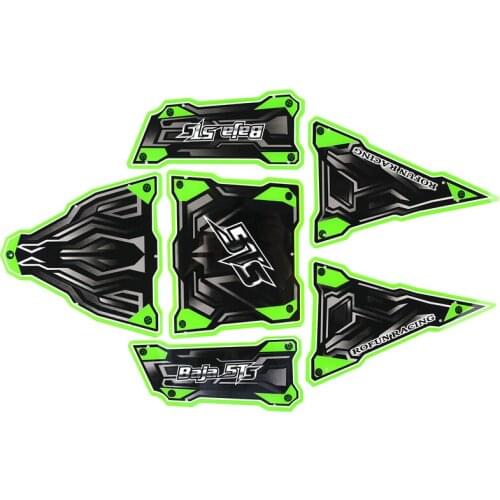 RC Car Parts 5TS Pig Cage Car Body Shell Green Color for ROFUN ROVAN 5TS Remote Control Car Accessories