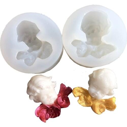 AoukeSleeping angel Molds, Bohemian Drop Resin Earring Mold, Fashion Jewelry Resin Silicone Molds for Women Girls