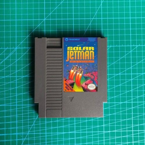 Solar Jetman - Hunt for the Golden Warpship - 72 pins 8bit game cartridge