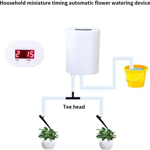Automatic Watering Pump Controller Flowers Plants Home Sprinkler Drip Irrigation Device Pump Timer System Garden 8/4/2 Head