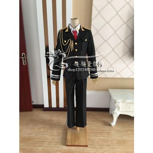 ACCA13 Five Heads of ACCA Section Chief Grossular Lilium Pine Uniform Cosplay Costume