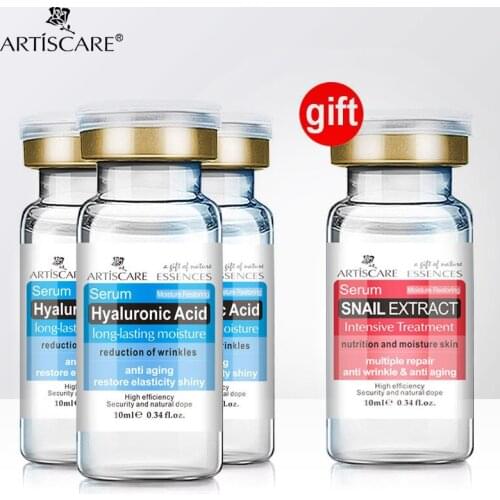 Buy 3 Get 1 Gift ARTISCARE Hyaluronic Acid Serum Whitening Moisturizing Skin Care Anti Wrinkle Anti aging firming Lift Face Care
