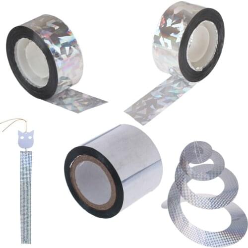 Anti Bird Tape Bird 70/80/45m Scare Tape Audible Repellent Fox Pigeons Repeller Ribbon Tapes for Pest Control