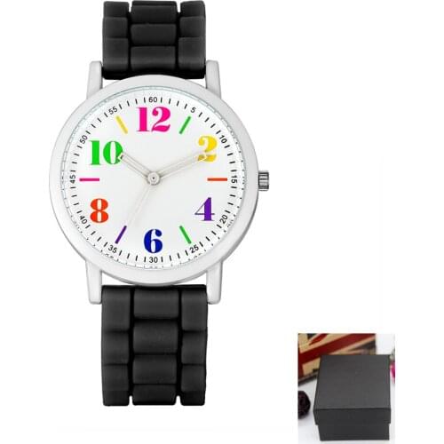 Wholesale Mens Cheap Watch Boys Fashion Silicone Band Kids Quartz Watches Students Girls Gifts Clock Relogios Infantis Hot 2020