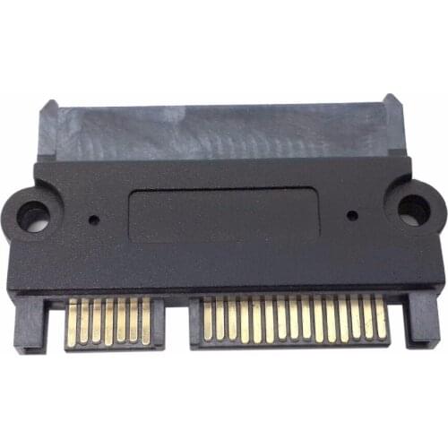 3.5" & 2.5inch SATA 22Pin 7+15 Male to SATA 22P 7+15 Female extension convertor adapter with screw holes SATA adapter
