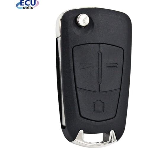 3 Button Flip Remote Folding Car Key Fob Case For Opel Vauxhall Corsa D Astra J G Zafira ''A Vectra B Mokka G Insignia