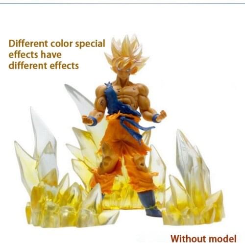 Soul Effect Impact Ice Special Effects Blue Flame Model Plastic Action Figure Display Hg/rg Sd Rabot/animation Stage Act Suit