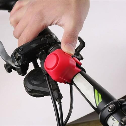 Cycling Accessories Bike Electronic Loud Horn 130 db Warning Safety Electric Bell Police Siren Bicycle Handlebar Alarm Ring Bell