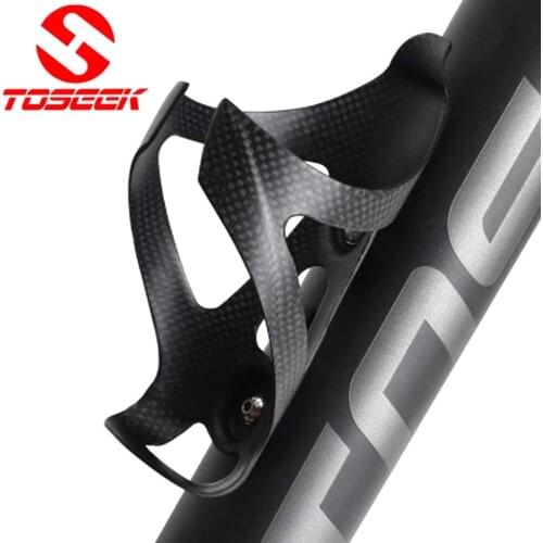 TOSEEK Bicycle carbon Water bottle cage MTB Road Bike Full Carbon Fiber Bottle Holder Ultra Light Cycle Bottle Cage Equipment