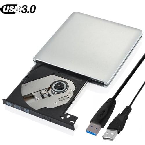 External USB 3.0 High Speed DVD RW Burner CD Writer Portable Optical Drive for Laptop PC fit Win XP WIN 7 WIN 8 WIN 10 MAC OS