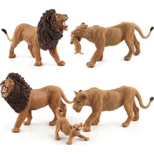 13CM NEW Simulated Animals lion Action Figure Toys Gift Model Kids Toy Figures