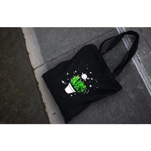 200 pcs/ lot two colours customized Logo cotton bag backpack wholesale