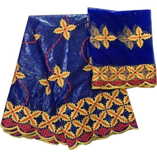 African bazin riche Fashion fabric 2021 latest bazin brode Textile guinea brocade fabrics for wedding party headtie 5+2yards/lot