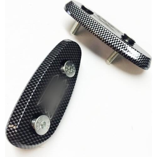 Aftermarket free shipping motorcycle part Mirror Block Off base Plates for Suzuki GSXR 600 750 1000 GSX-R 2001-2004 CARBON FIBER
