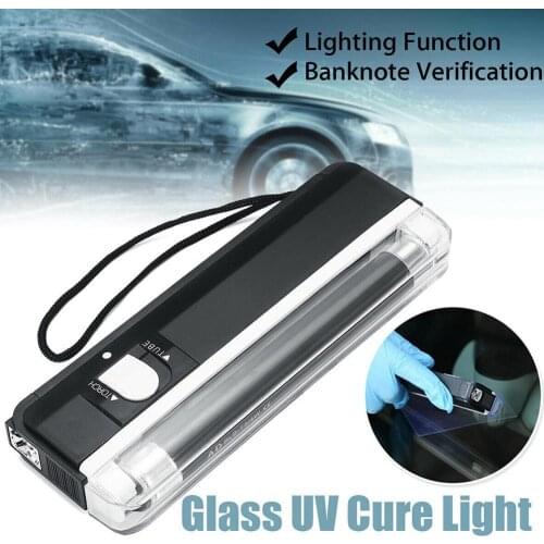 Auto Glass UV Cure Light Car Window Resin Cured Ultraviolet UV Lamp Lighting Windshield Repair Kit Repair Tools
