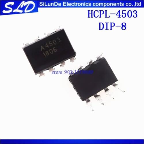 Free Shipping 50pcs/lot A4503 HCPL4503 HCPL-4503 DIP8 new and original in stock