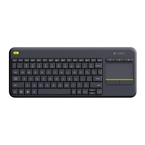 Logitech K400 PLUS Wireless Touch Keyboard with Built-In Touchpad for Internet-Connected TVs