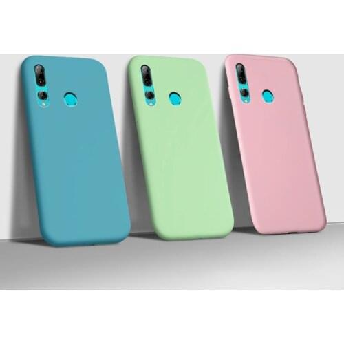 Fundas Case For Huawei y7 y5 prime 2018 psmart 2019 Liquid soft Silicone Phone Case For Huawei honor 6C y9 2018 Back Cover armor
