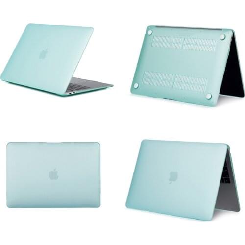 For New MacBook Pro Air Retina 11 13 15 16 Case 2020 with Touch Bar Crystal Matte Hard Case for Apple macbook 13Air A1932 A2179