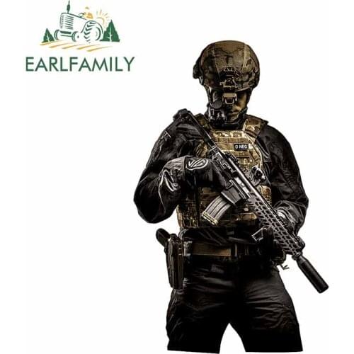 EARLFAMILY 13cm x 8.1cm Car Sticker Bangladesh SIG Sauer Special Security Force Military SWAT Vinyl Stickers Motorcycle Decal