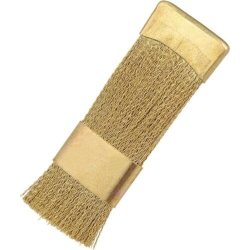 Hot 200pcs/lot Brass Nail Art Drill Bits Cleaning Brush Portable Manicure Cleaner For Ceramic Nail Cutter