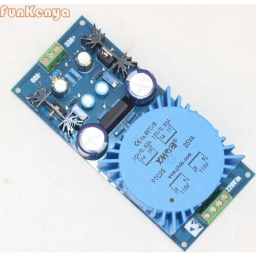 LM317 LM337 25W 15W Output Voltage Stabilized Finished Board Toroidal Transformer Voltage Regulator Circuit Board