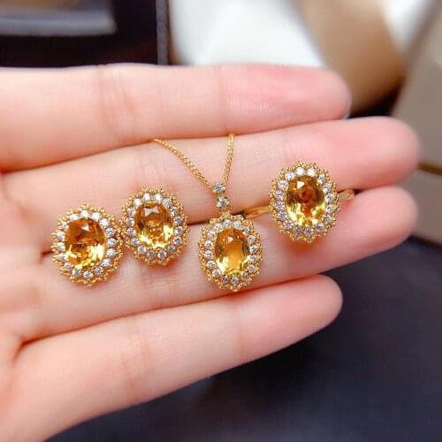 The womens group of caisson sets with diamond ring pendant stud necklaces