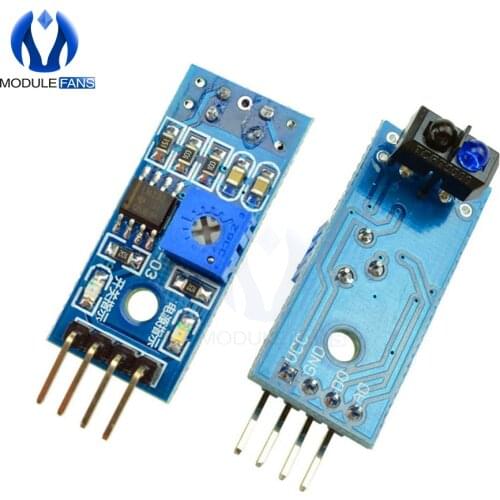 10PCS TCRT5000 Infrared Reflective Sensor IR Photoelectric Switch Barrier Line Track Module For Arduino Diode Triode Board 3.3v