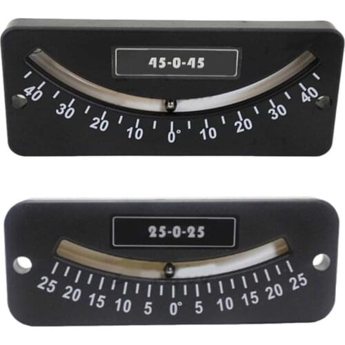 Inclinometer Mini Protractor, Measuring Instrument Ship Route, 25-0-25 Clinometer ,45-0-45 Glass Tube Inclinometer For Outdoor