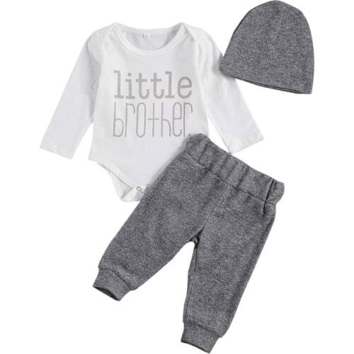 0-18M Newborn Kid baby Boy Clothes set Bodysuit Body top pant suit Cute Sweet Soft Cotton home wear Lovely Outfit