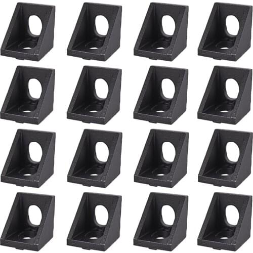 16-Piece Aluminum Bracket for Aluminum Extrusion Profile 2020 Series