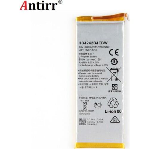 Antirr HB4242B4EBW Li-ion phone battery For Huawei honor 6 H60-L01 H60-L02 H60-L11 H60-L04 honor 4X 3000mAh with tools