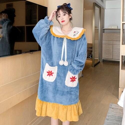 Женские длинные ночные сорочки LUOYIMENG China At AliExpress